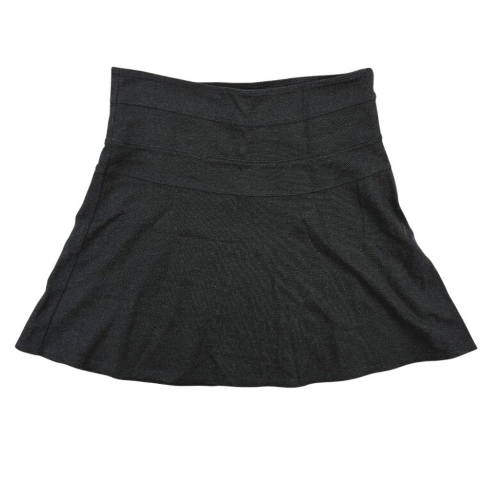 Athleta Flared A-Line Mini Skirt Womens 4 Black Tennis Golf Athletic Activewear